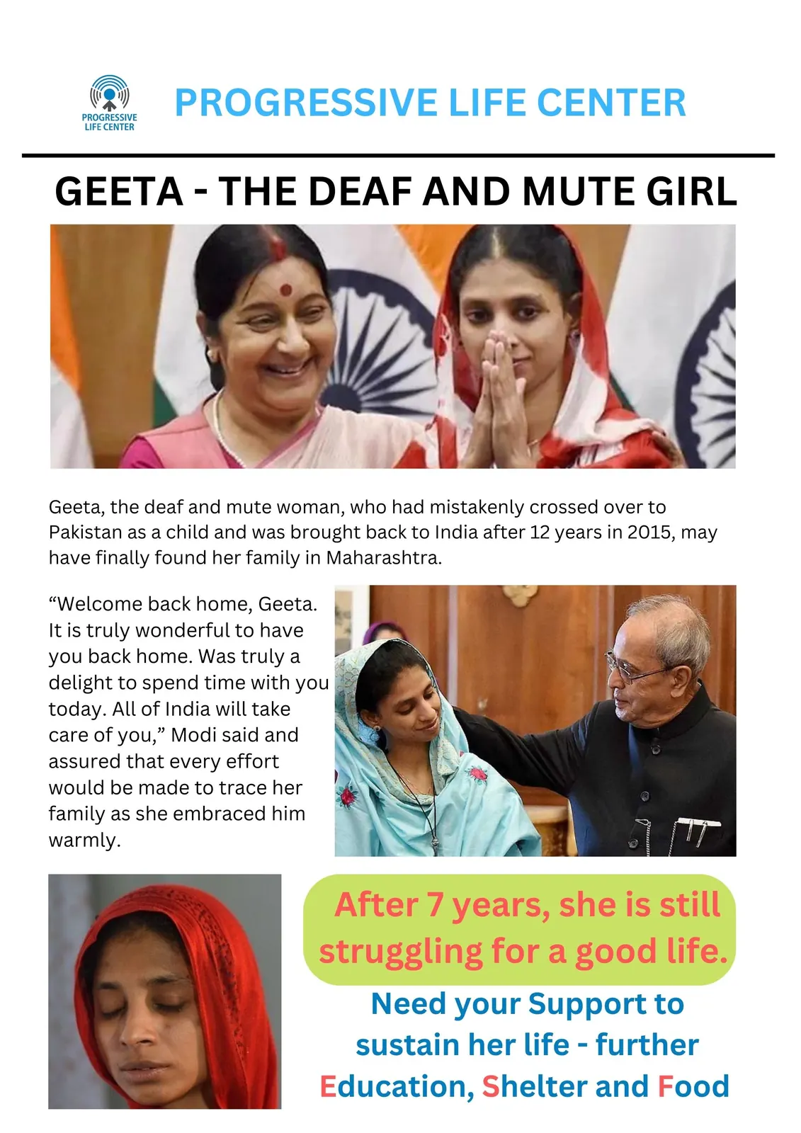 Geeta Story - Progressive Life Center